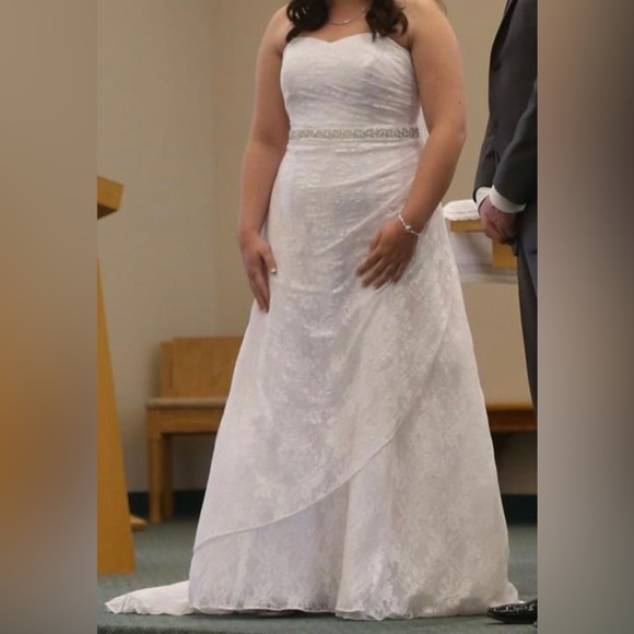 David’s Bridal Wedding Dress - Picture 7 of 8